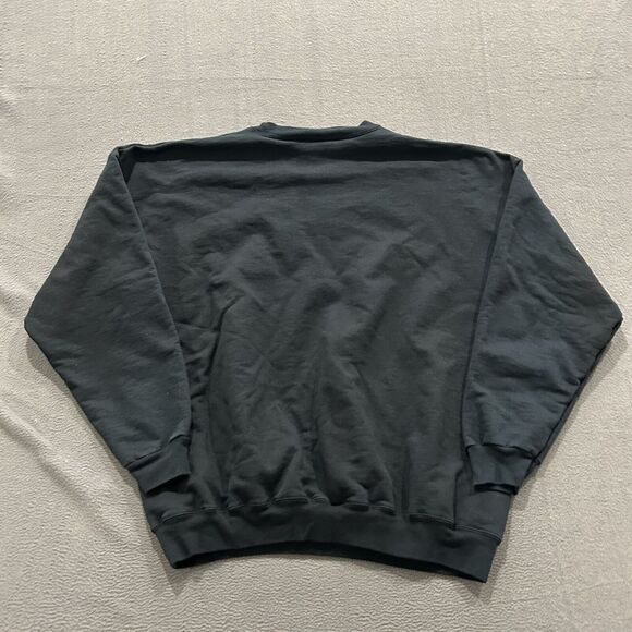 Vintage Rougaroux Rum Sweatshirt Mens XL Black Graphic Crewneck Alcohol 90s - Picture 2 of 7